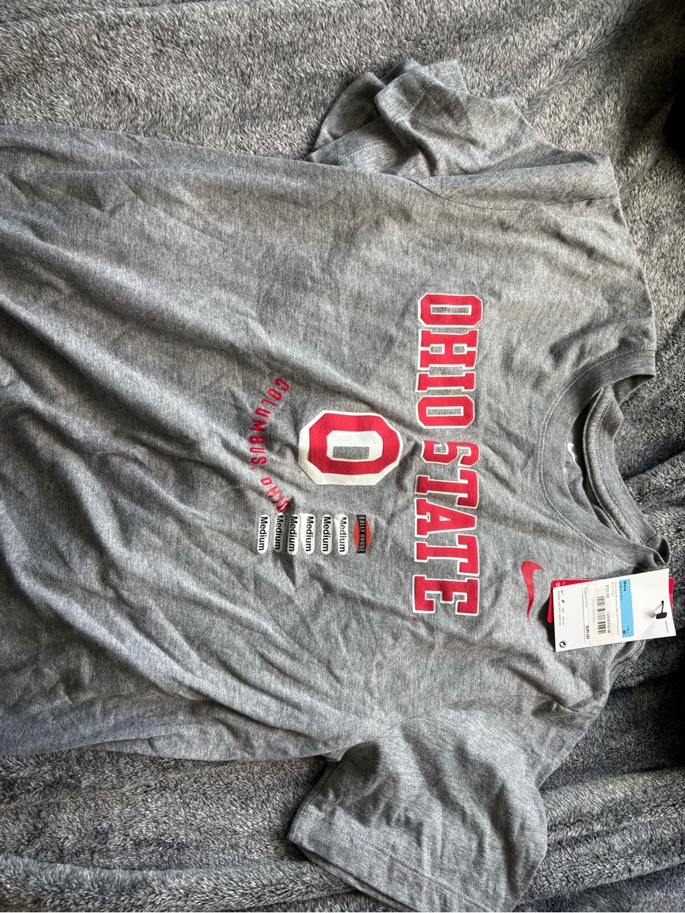 Ohio State Grey Graphic T-Shirt by rally house